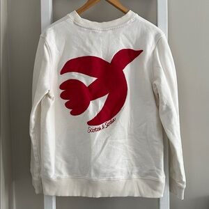 Scotch & Soda Women’s Graphic Organic Cotton Terry Sweatshirt